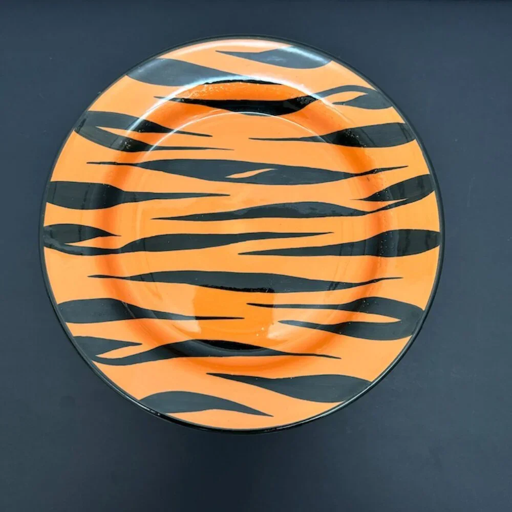 Evandale Tiger Strips Plate 8.5